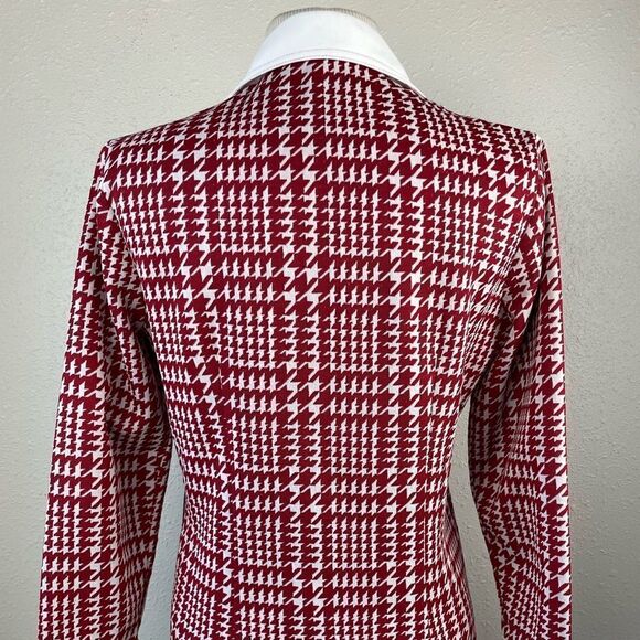 Vintage Cay Artley Red & White Half Button Down Dress EUC - Picture 7 of 8
